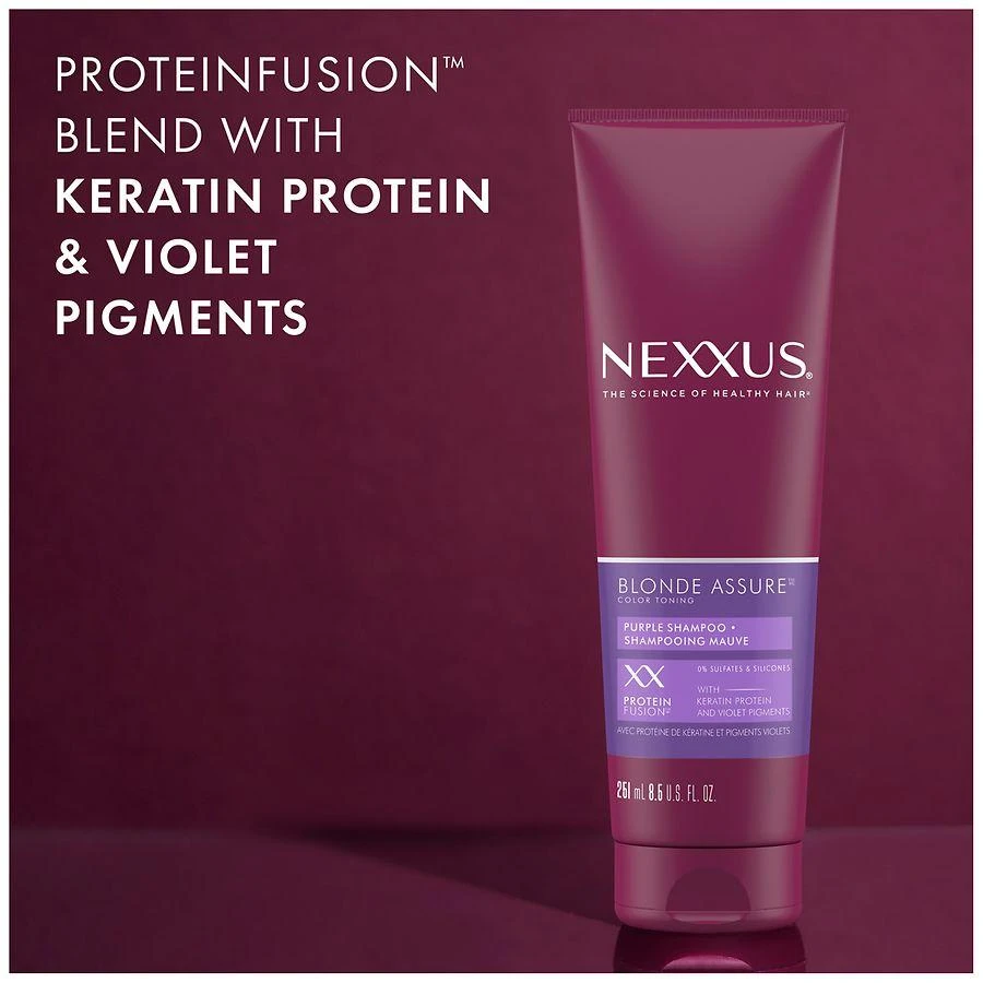Nexxus Purple Shampoo, For Blonde Hair 8