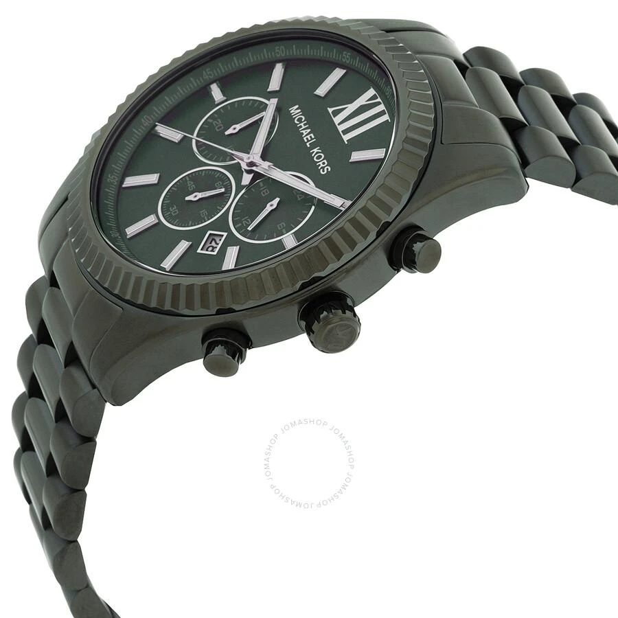 Michael Kors Lexington Chronograph Quartz Green Dial Men's Watch MK9166 2