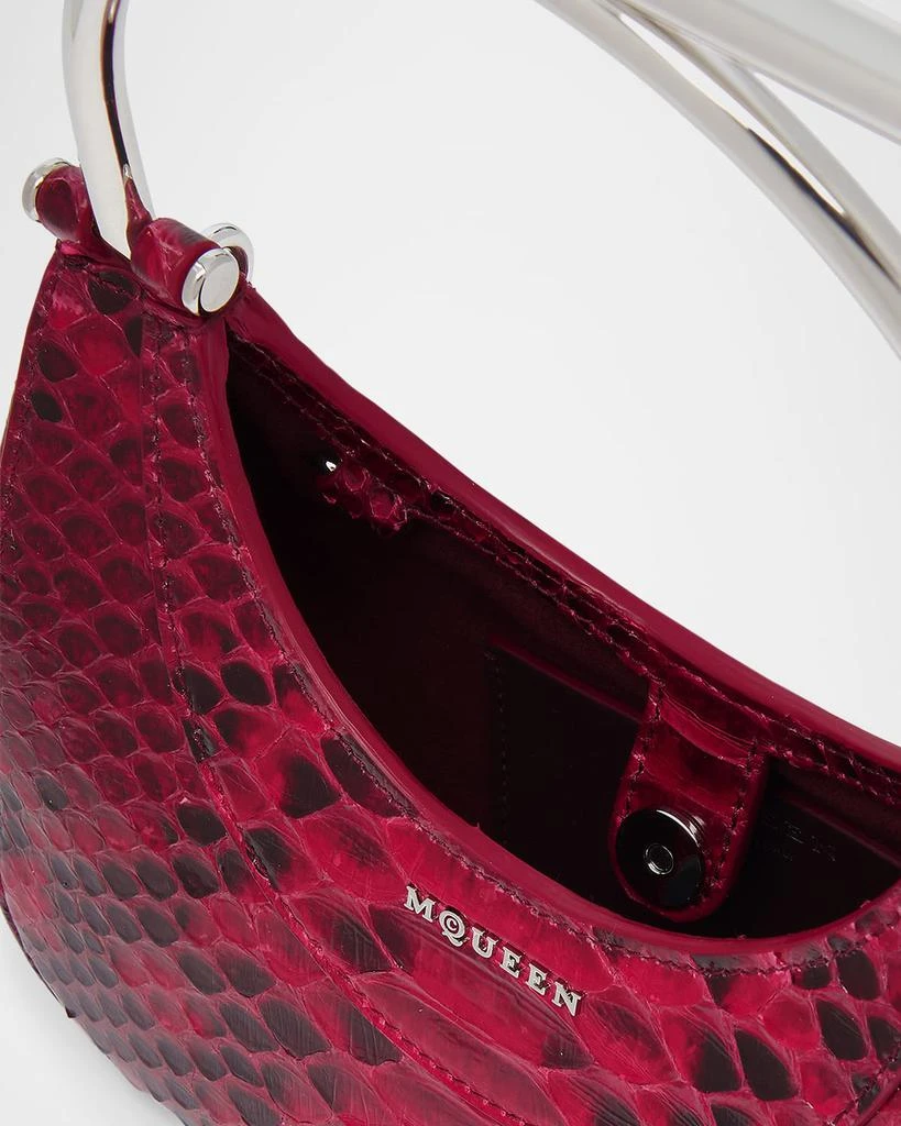 Alexander McQueen Mini T-Bar Python Top-Handle Bag 3