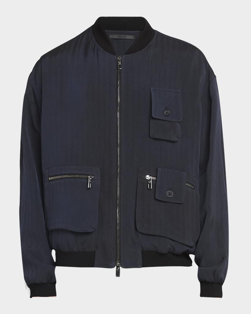 Giorgio Armani Men's Cashmere Full-Zip Bomber Jacket - Jackets