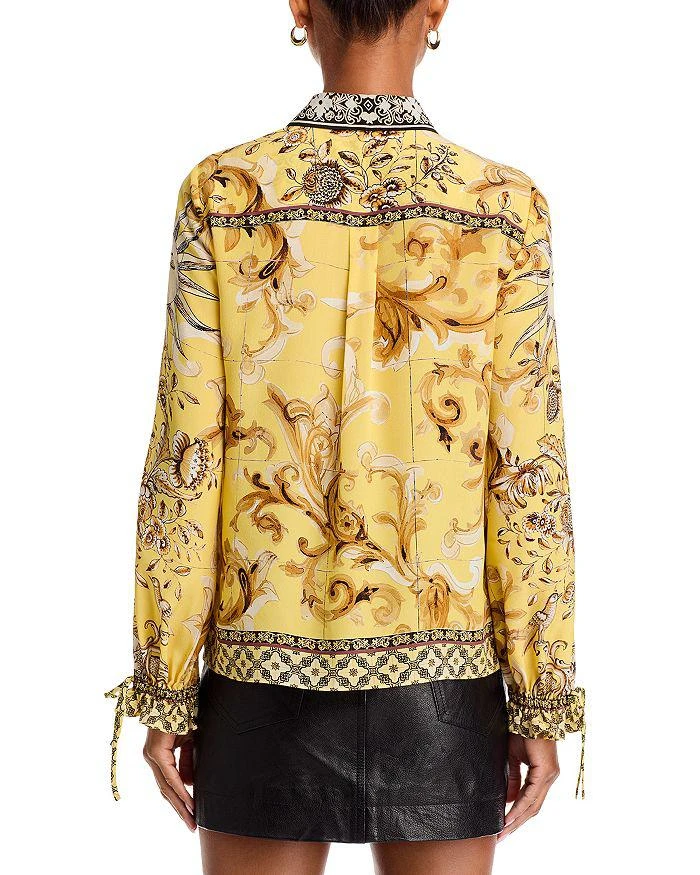 Alice and Olivia Willa Silk Top 3