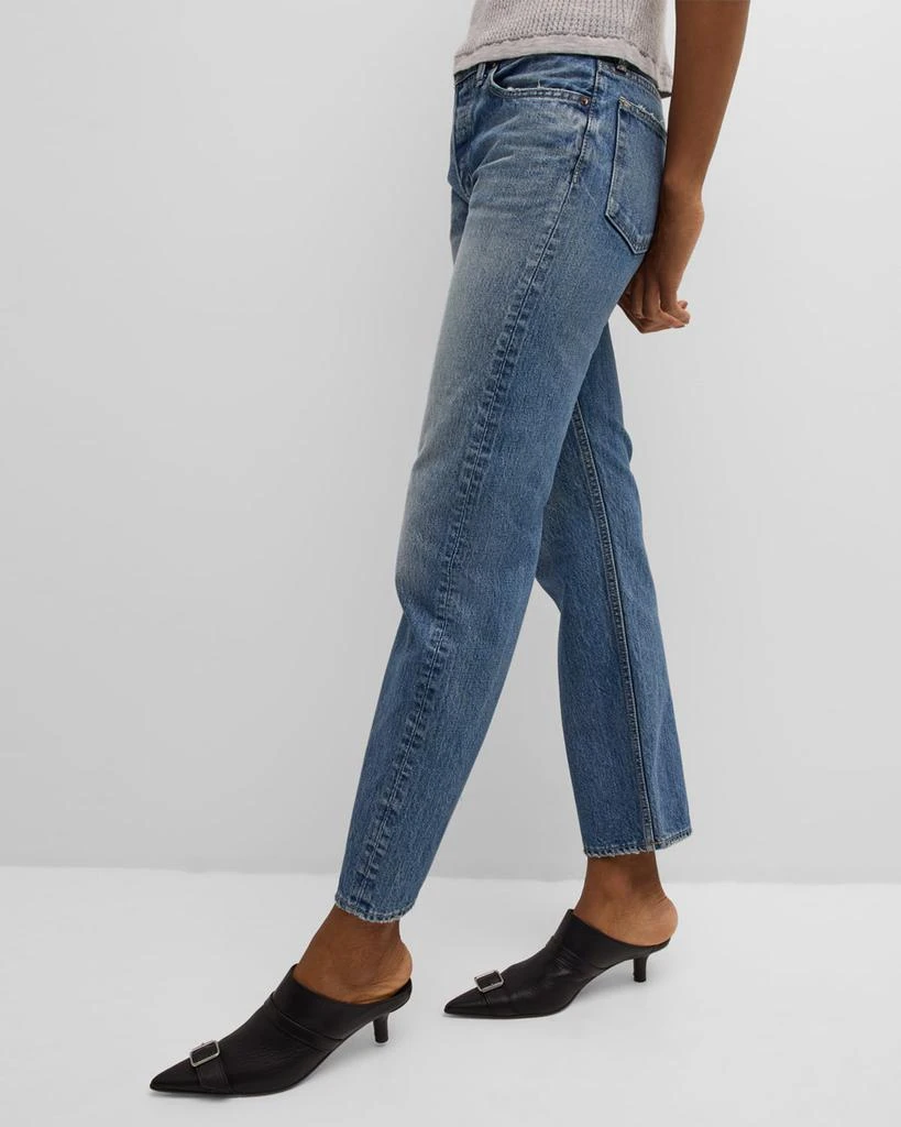 MOUSSY VINTAGE Elfers Wide Straight Mid-Rise Jeans 7