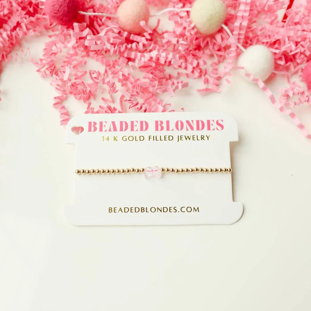 Beaded Blondes Beaded Blondes - Women
s Bow BB Bead Bracelet