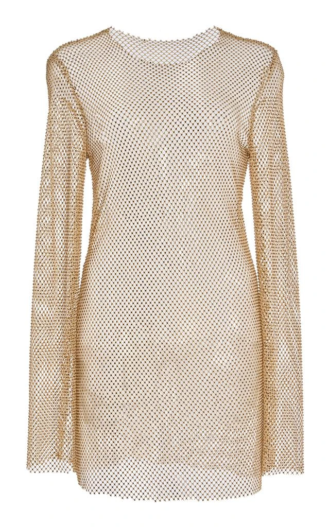 Tove Tove - Carmen Crystal-Mesh Top - Neutral - XS - Moda Operandi 1