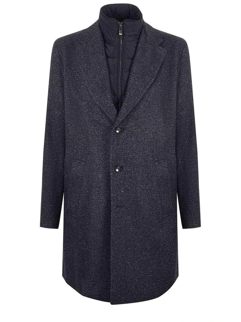 Hugo Boss Boss Hugo Boss Single Breasted Detachable-Panels Coat 1