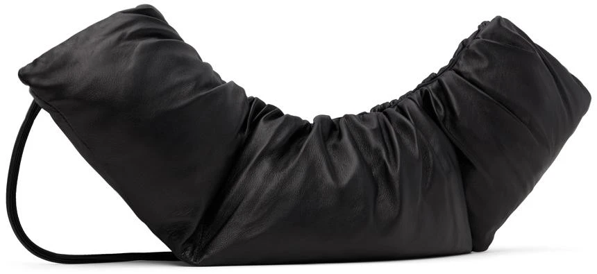 AMOMENTO Black Shirring Bag 2