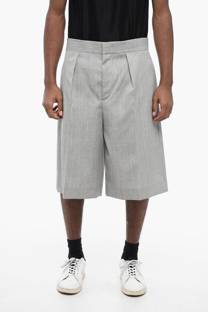 Jil Sander Jil Sander Single-pleated Wool Shorts with Tailored Design