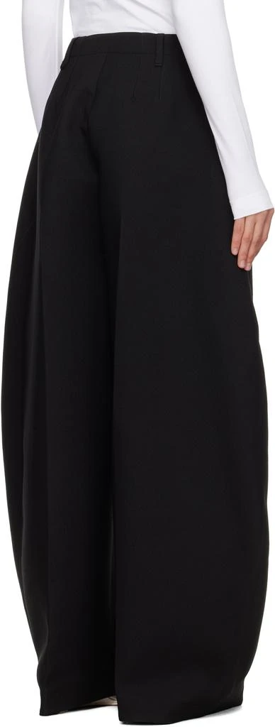 Jacquemus Black 'The Wide Ovalo' Trousers 3