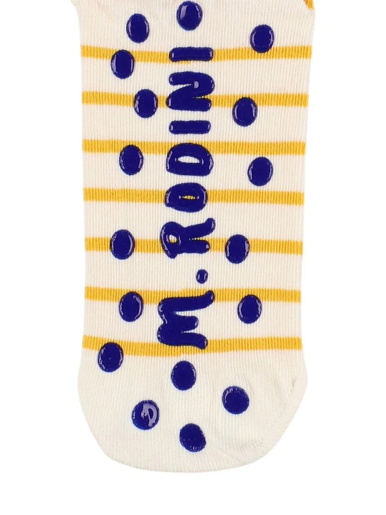 Mini Rodini Pack Of 3 Cotton Blend Non-slip Socks 2