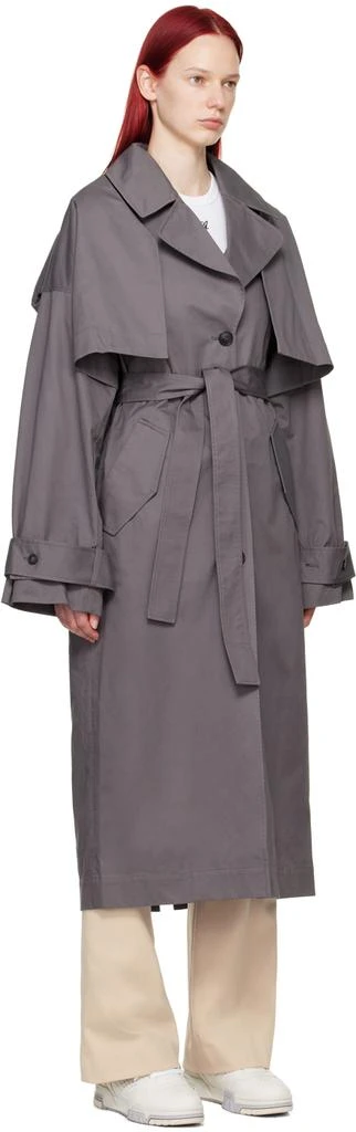 Axel Arigato Gray Atom Trench Coat 2