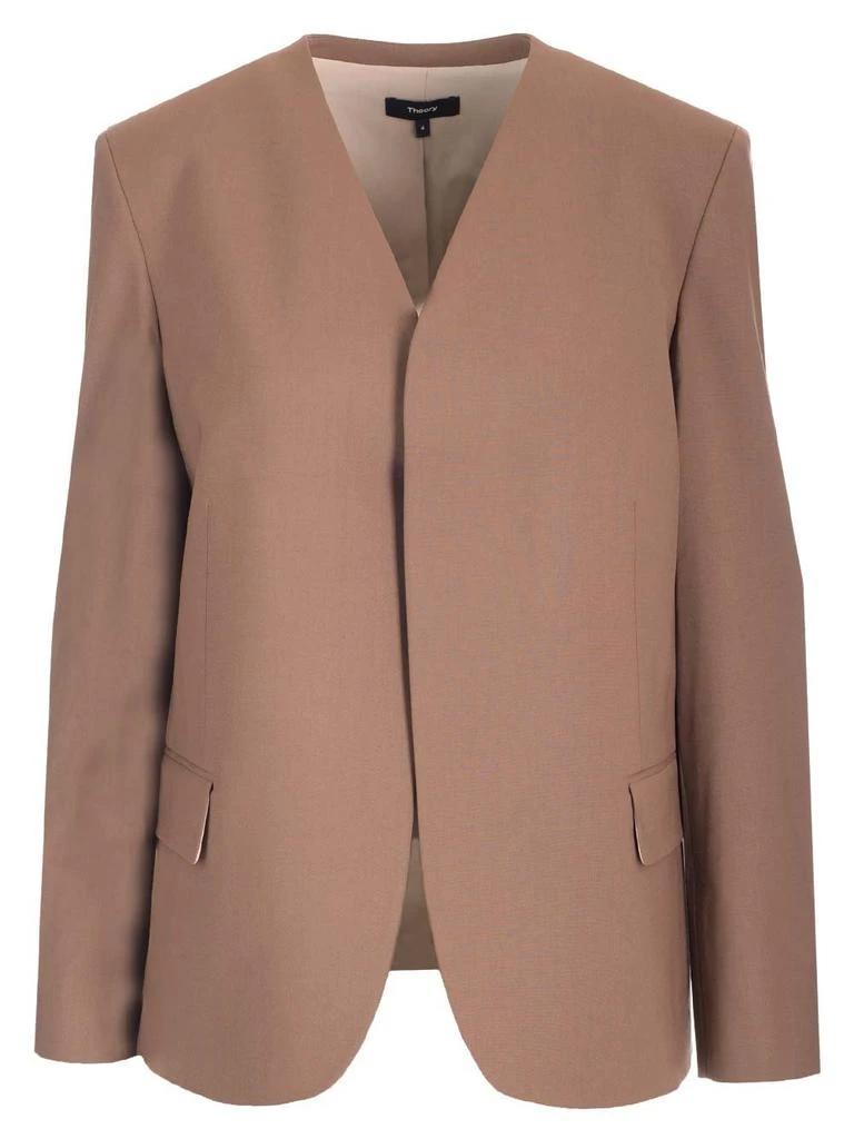 Theory Theory V-Neck Long Sleeved Blazer 1