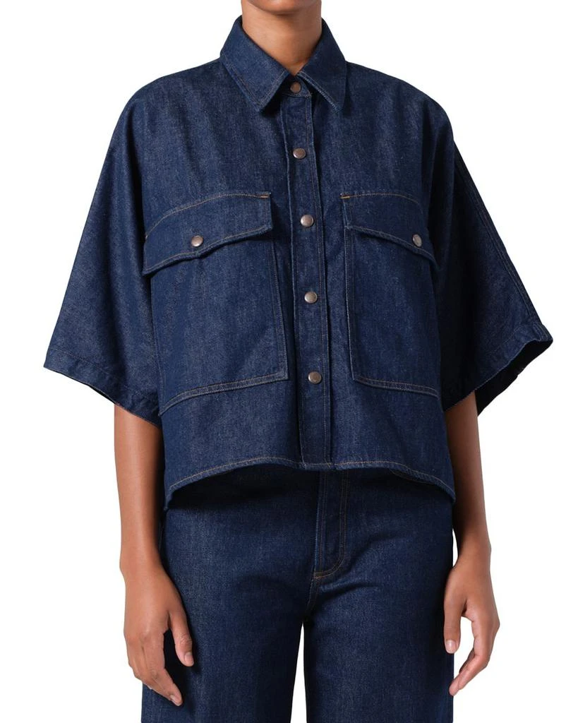 AGOLDE Taron Dolman Denim Shirt 1
