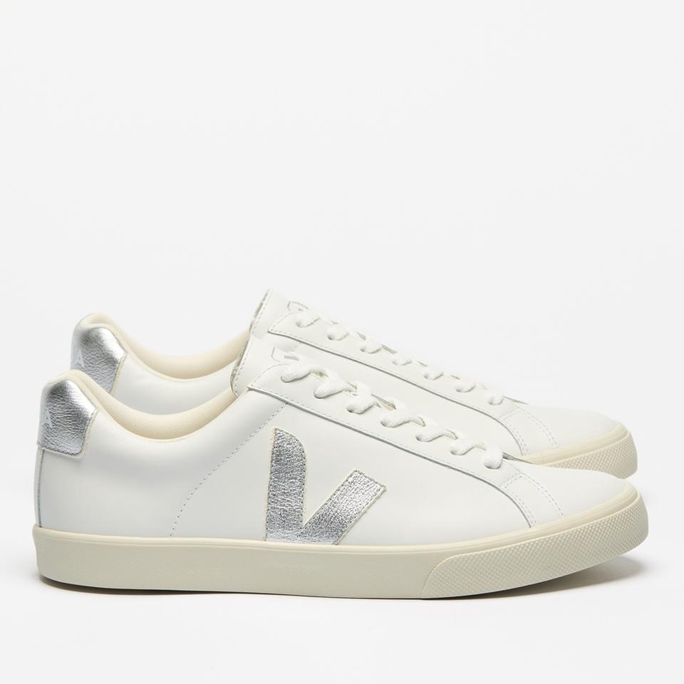 Veja VEJA WOMEN'S ESPLAR LEATHER LOW TOP TRAINERS