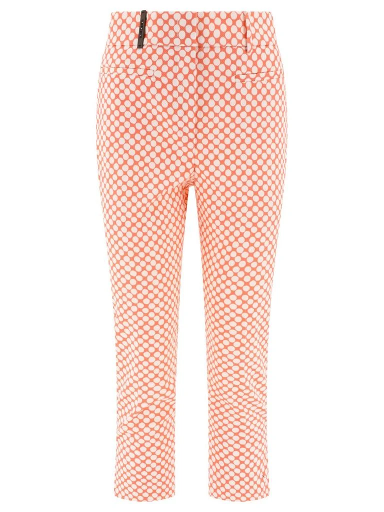 Peserico Peserico Patterned Cropped Pants 1