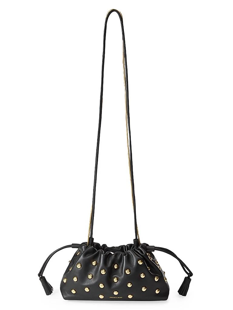 VERONICA BEARD Stash Small Studded Leather Clutch 2