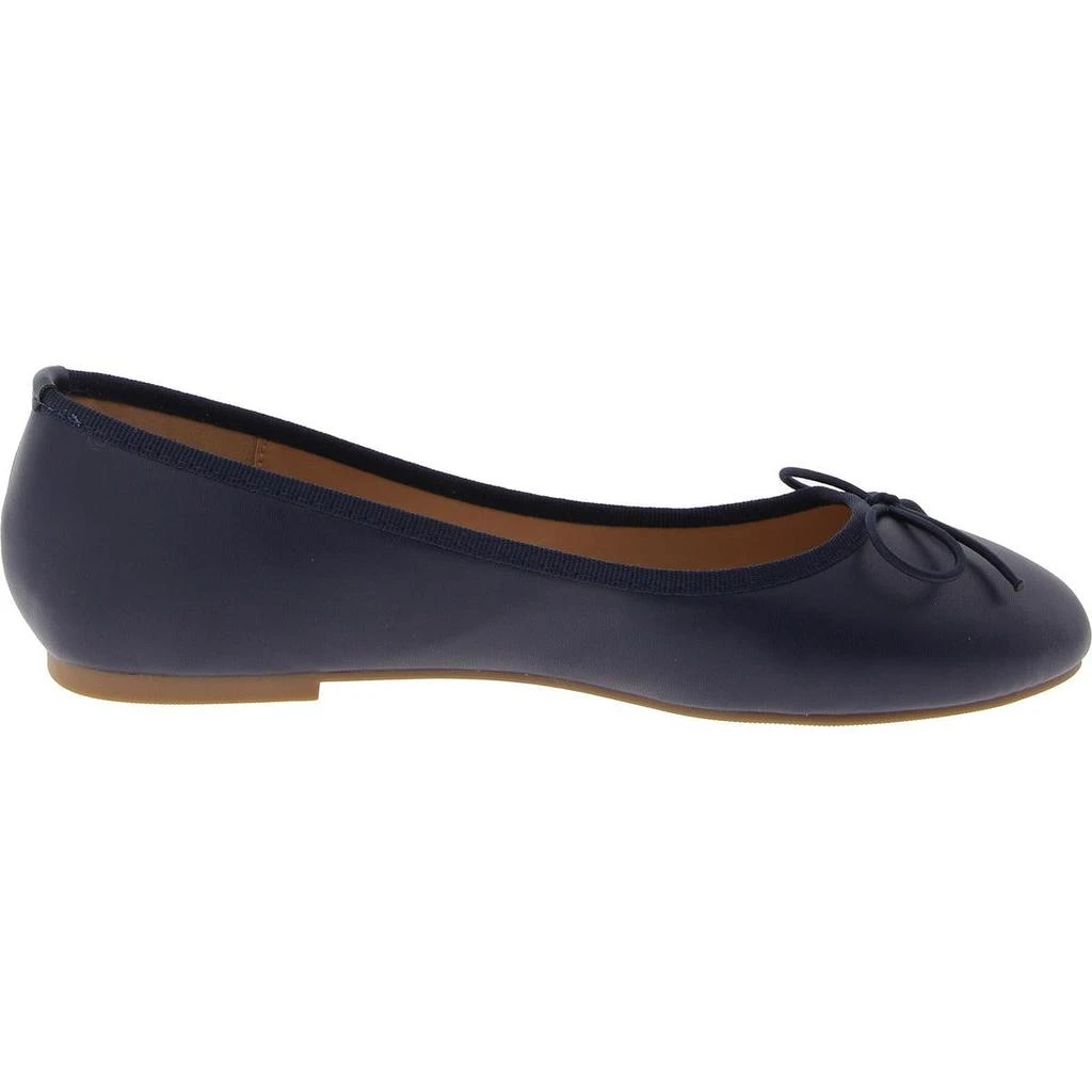 Journee Collection Womens Bow Faux Leather Ballet Flats 2