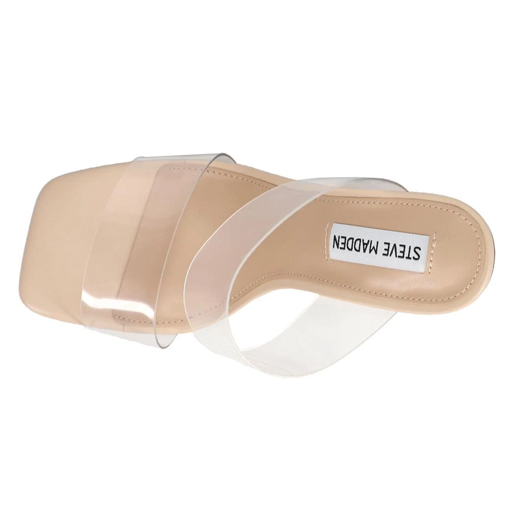 Steve Madden Isa Clear Wedge Sandals 4