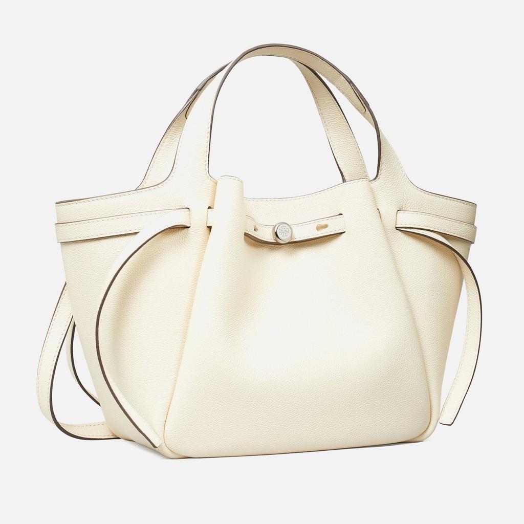 Tory Burch Tory Burch Romy Pebble-Grain Leather Satchel
