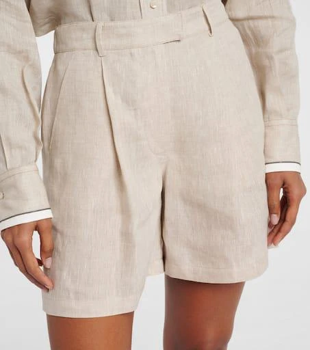 Brunello Cucinelli Linen Bermuda shorts 4