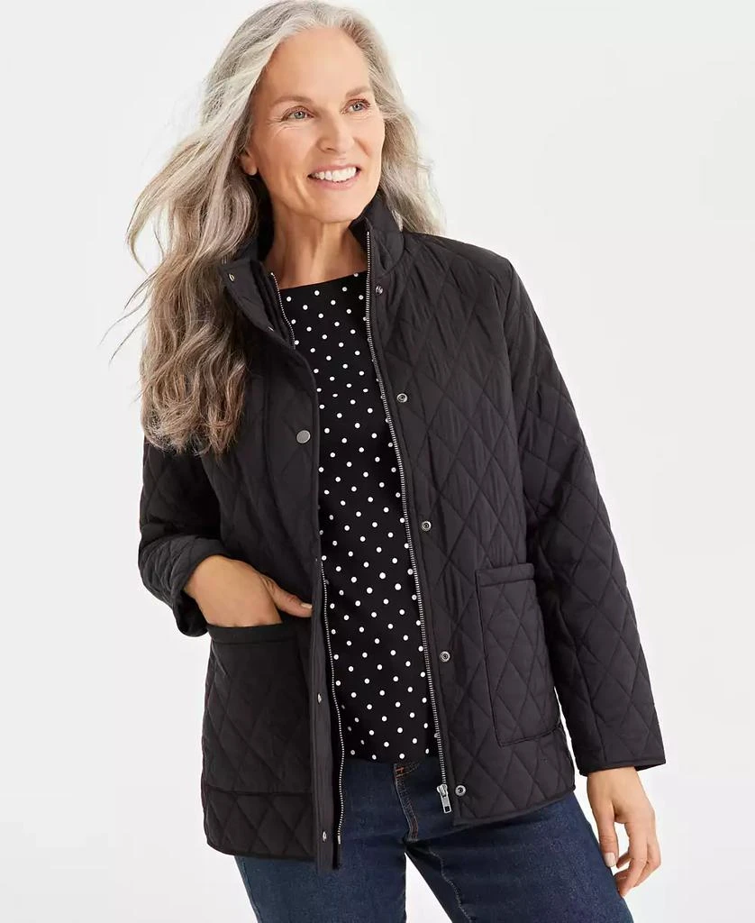 Style & Co Women's Quilted Coat, Created for Macy's 1