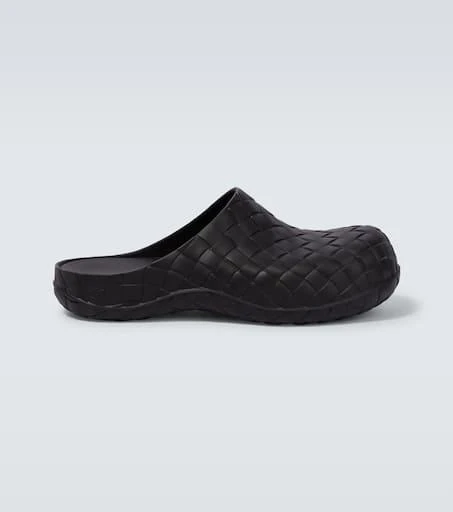 Bottega Veneta Intrecciato rubber slippers 1