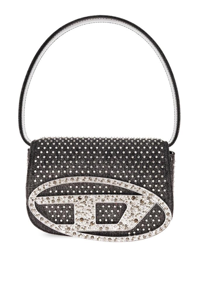 Diesel Diesel 1 Dr Embellished Denim Shoulder Bag