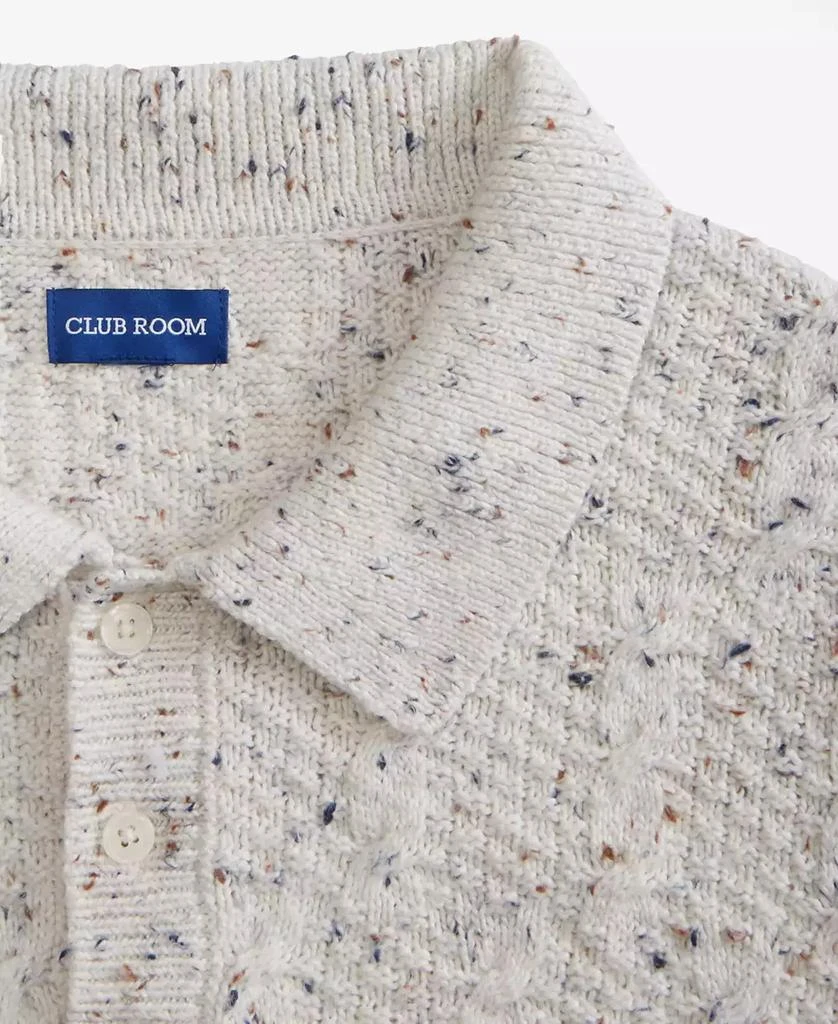 Club Room Men
s Donegal Cable-Knit Polo Sweater, Macy
s Exclusive 3