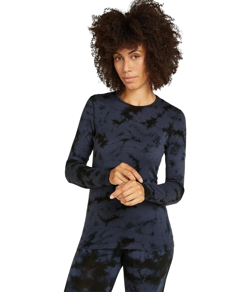 Icebreaker Merino 200 Oasis Long Sleeve Crewe Cloud Dye 1