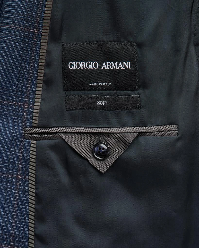 Giorgio Armani Men's Windowpane Plaid Sport Coat 6