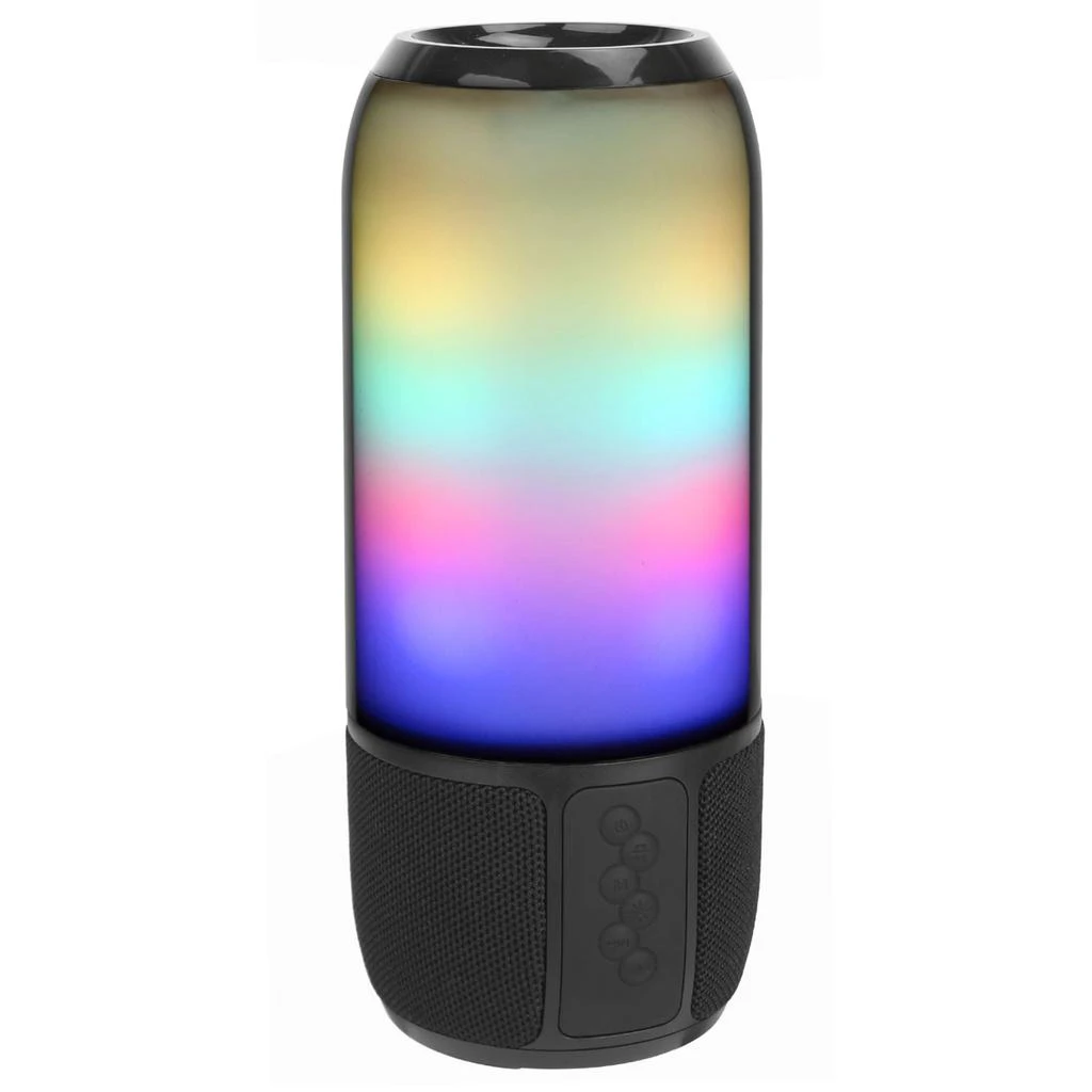 Global Bazaar Portable Wireless Speaker with 6 Color Changing Lights - Loud Stereo, Radio, TWS - for Home, Outdoor, Travel 1