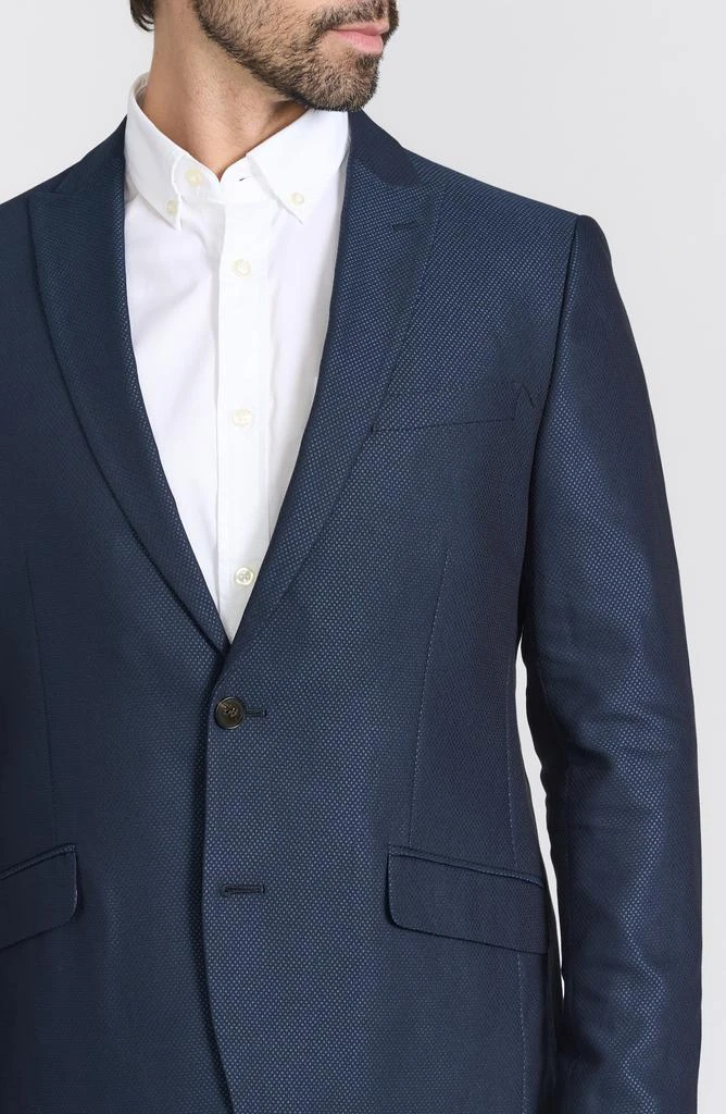 SAVILE ROW CO Slim Fit Geometric Printed Sport Coat 5