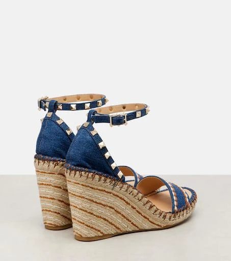 Valentino Rockstud Double 105 espadrille wedges 2