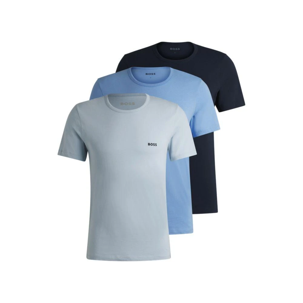 Hugo Boss Three-pack of underwear T-shirts in cotton jersey 1