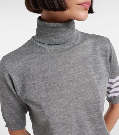 Thom Browne 4-Bar wool turtleneck sweater 4