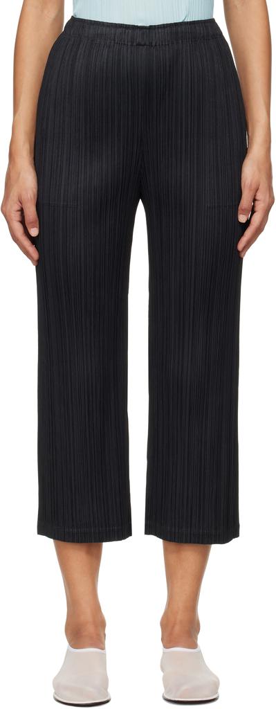Pleats Please Black Thicker Bottoms 2 Trousers