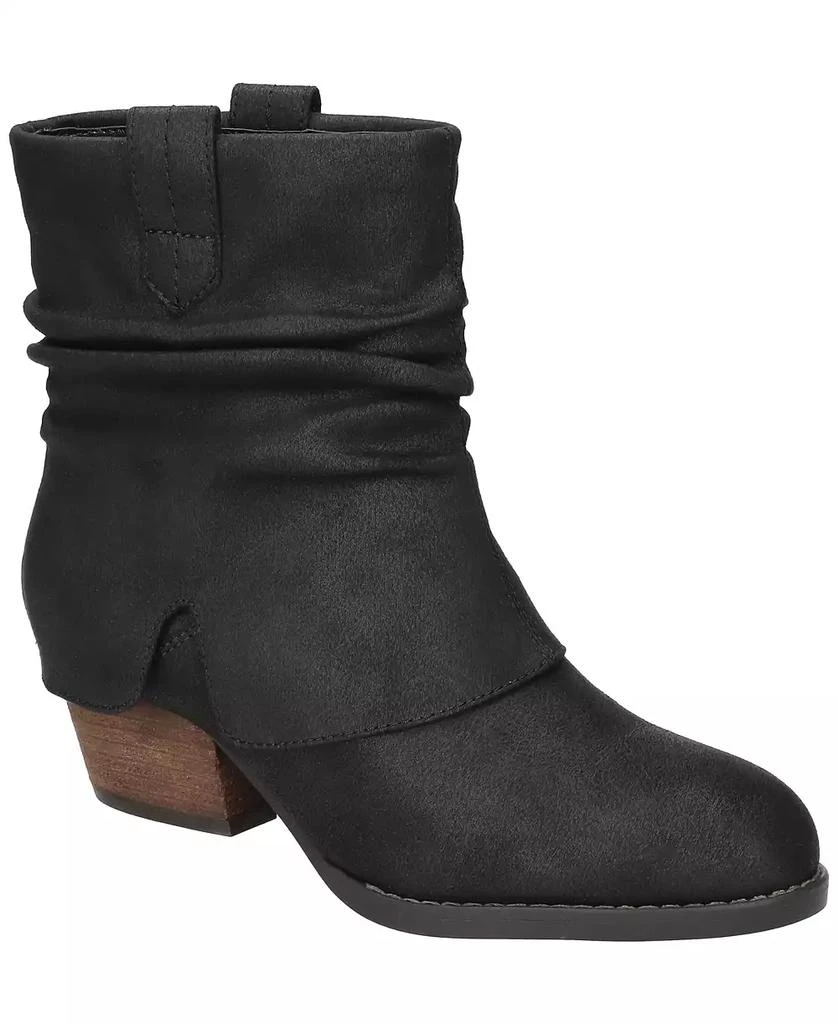 Bella Vita Women's Twyla Slouch Block Heel Ankle Boots 1