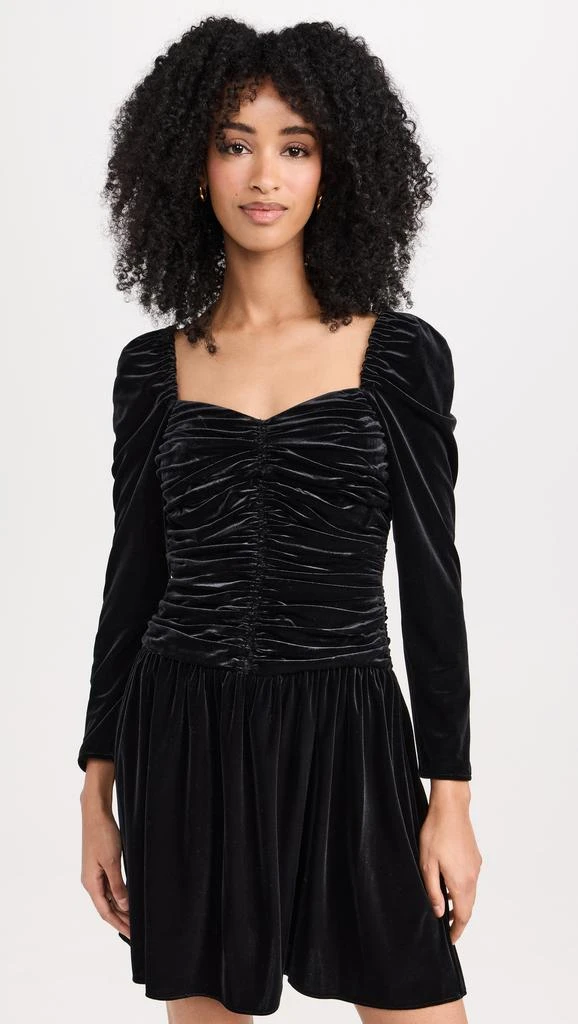 Shoshanna Mari Velvet Dress 1