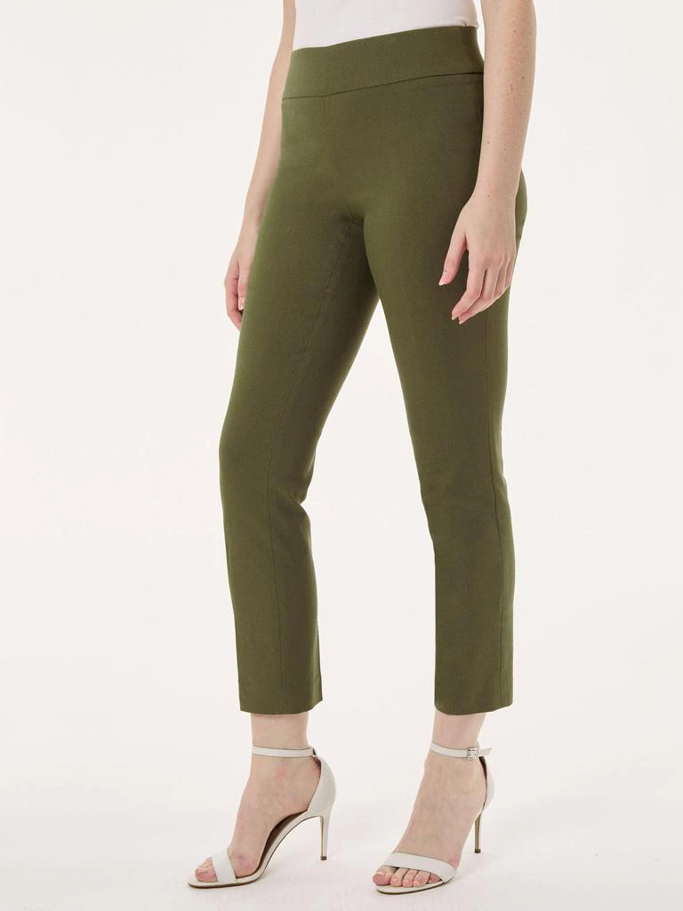 JONES NEW YORK Solid Stretch Pull-On Straight Leg Pant 2
