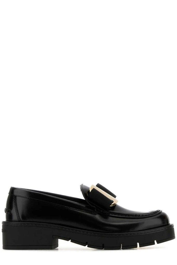Shop Ferragamo Mirty Slip-On Loafers on Sale at BeyondStyle 