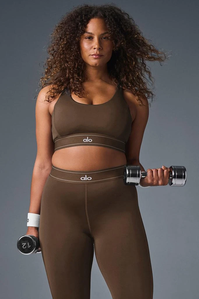 Alo Airlift Suit Up Bra - Espresso 5