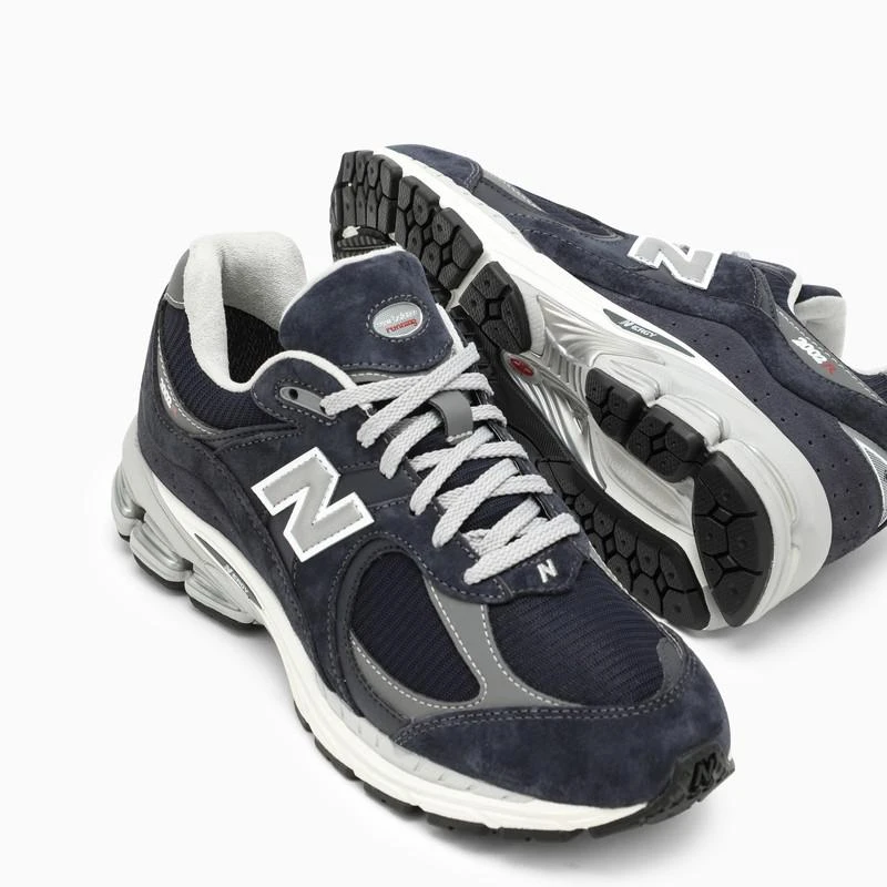 New Balance Low 2002R blue eclipse leather trainer 6