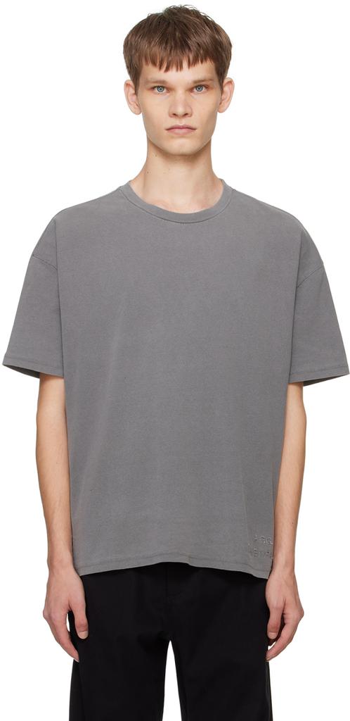 Helmut Lang Black Garment-Dyed Upstate T-shirt - T-Shirts Helmut Lang Black Garment-Dyed Upstate T-shirt - T-Shirts