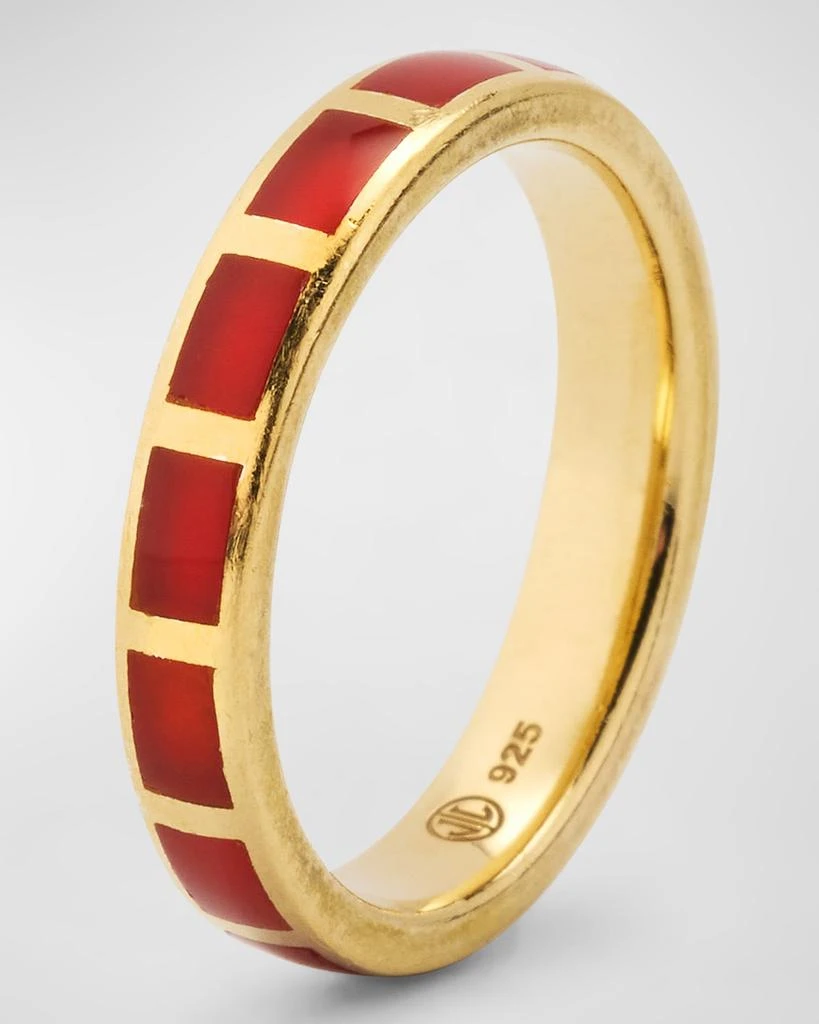 Jan Leslie Dash Rectangle Gemstone Ring 4
