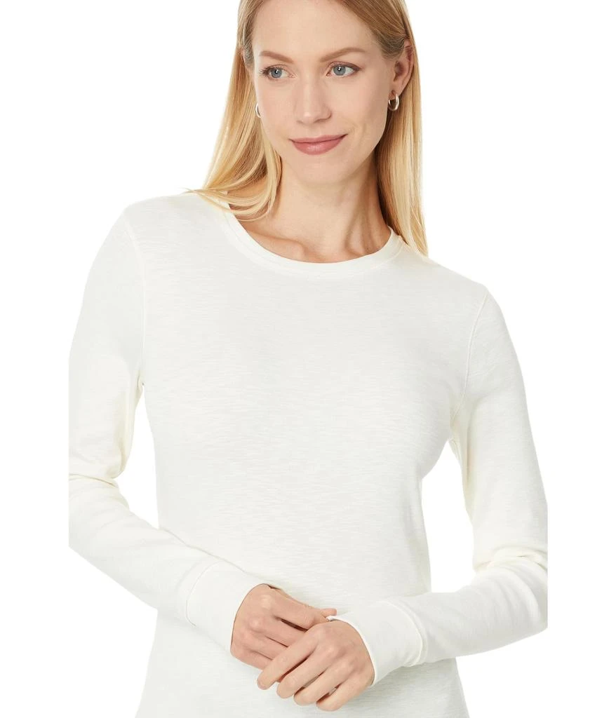 Lilla P Long Sleeve Raw Edge Crew 3