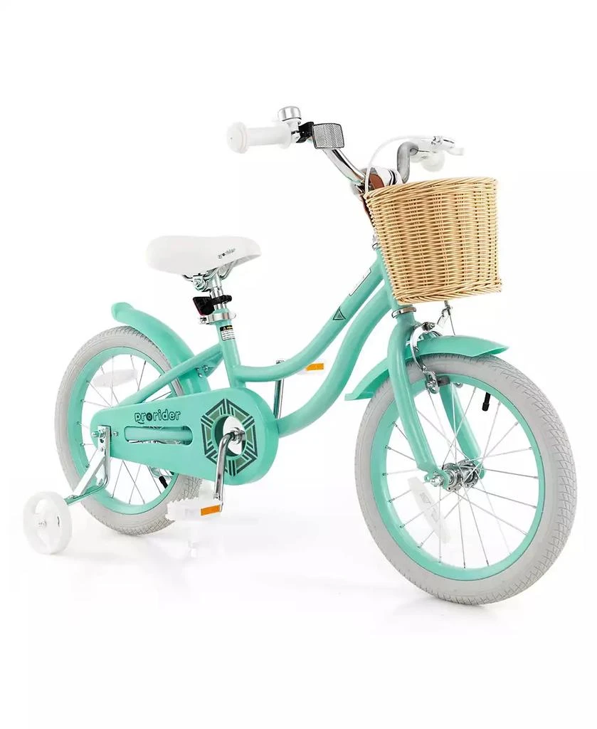 Costway 16" Kid s Bike with Training Wheels Adjustable Handlebar Seat Handbrake 1
