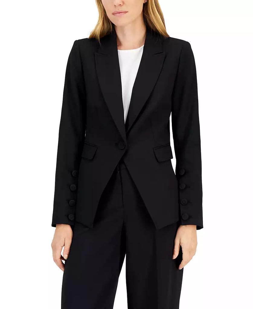 Tahari One-Button Blazer