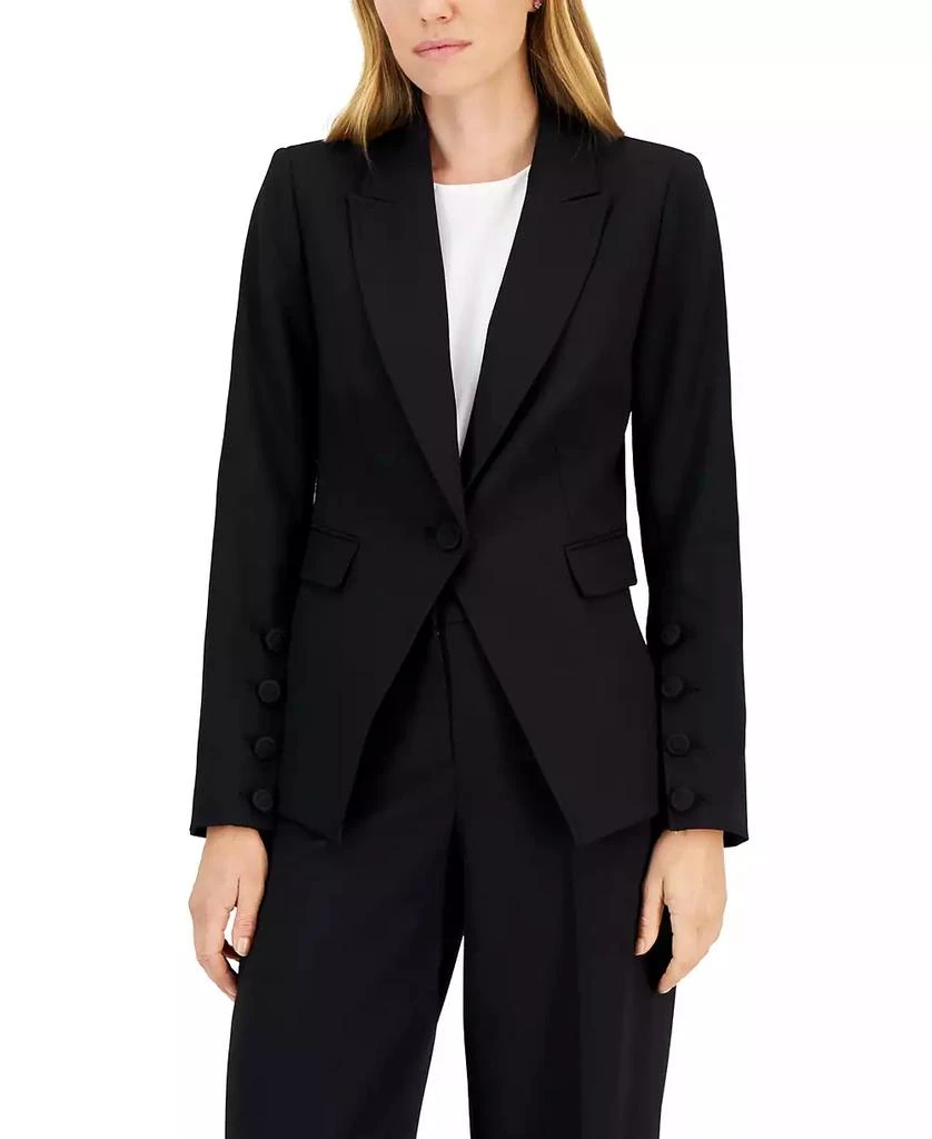 Tahari ASL One-Button Blazer 1