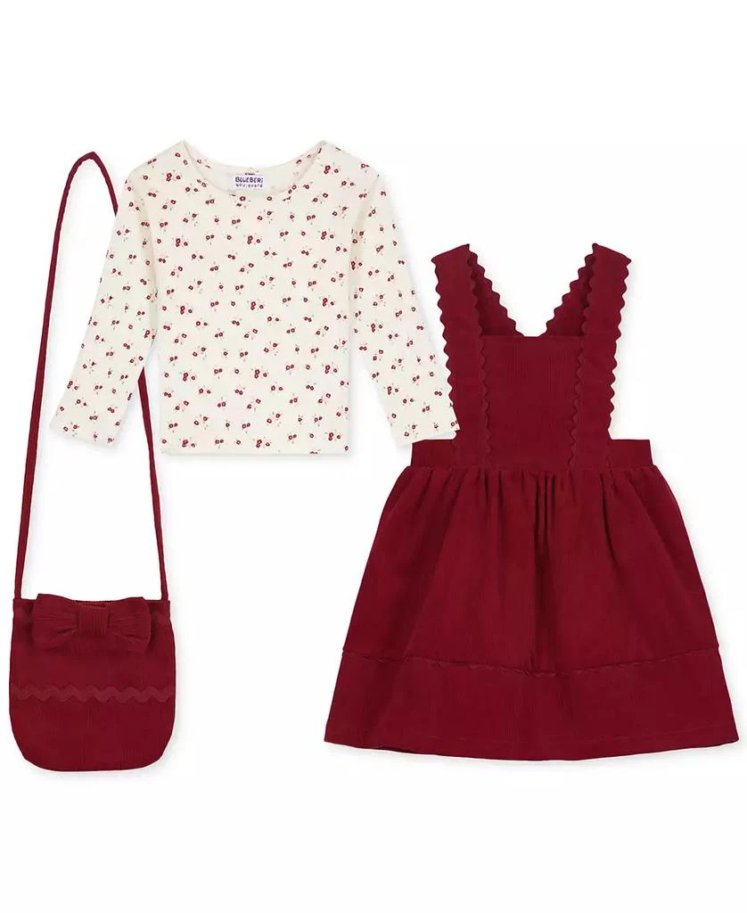 Blueberi Boulevard Toddle & Little Girls Corduroy Jumper Set 3
