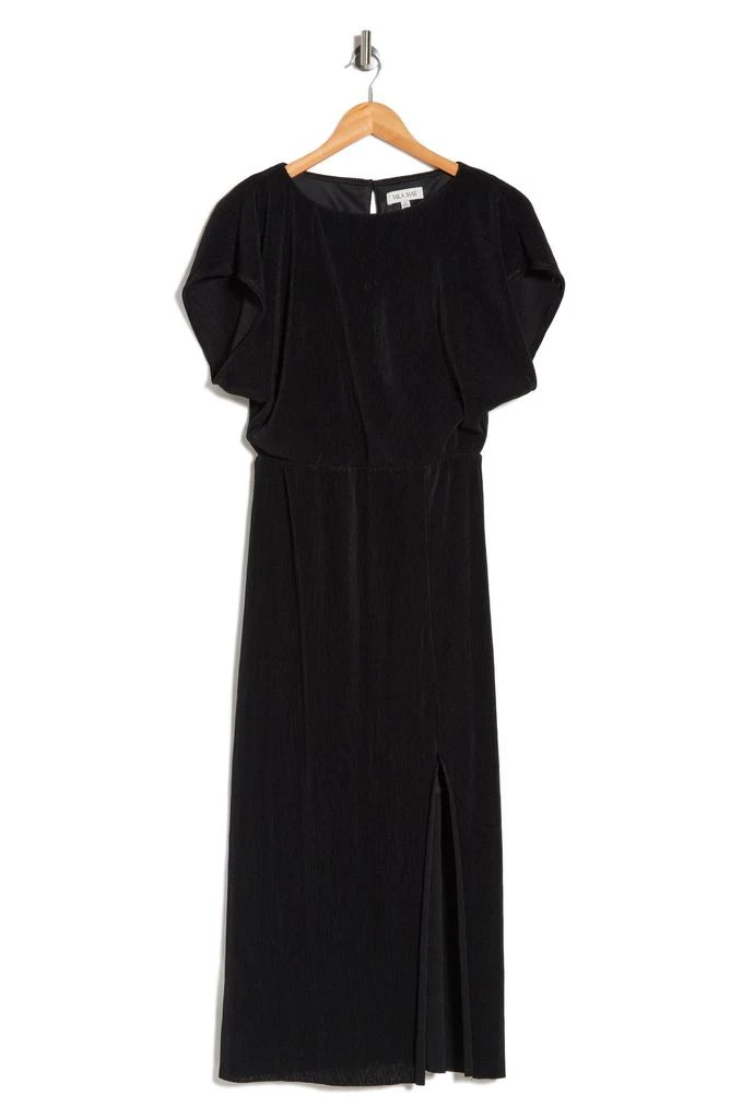 Mila Mae Short Sleeve Plissé Maxi Dress 3