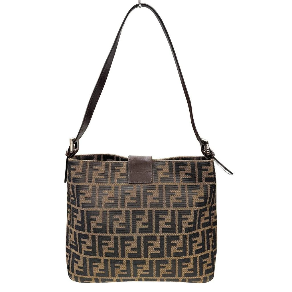 Fendi Canvas Leather Shoulder Bag (Pre-Owned) 2